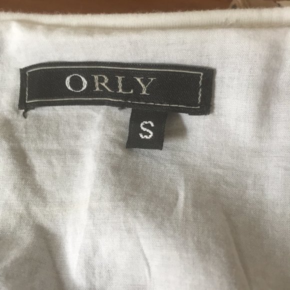 Orly Navy and White Soft Zip Up Jacket - Picture 3 of 3